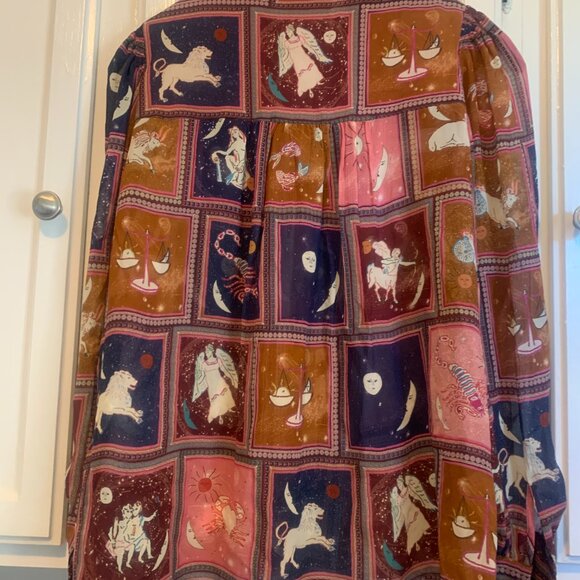 Sezane Tianna Astrological, Zodiac print blouse - Picture 8 of 10